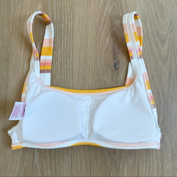 NEW XHILARATION | Ribbed Bralette Bikini Top - Picture 8 of 11